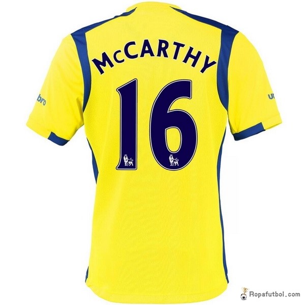 Camiseta Everton Replica Tercera Ropa Mccarthy 2016/17 Amarillo